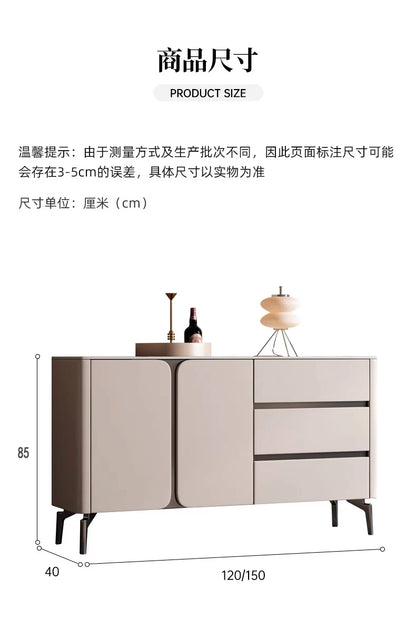 Premium Minimalist Display Cabinet — Light Luxury Living Room Storage