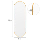The Mirror That Opens the Room — Oversized Oval Full-Length Mirror