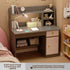 Space-Saving Computer Desk with Integrated Bookshelf Jonine’s Corner