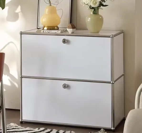 Dual Cabinet Storage Organizer — Modern Chest of Drawers for Bedroom & Living Room