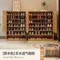 Vintage Luxury Wood Shoe Rack — Space-Saving Entryway Storage