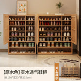 Entryway Wood Shoes Rack Vintage Luxury Space Saving Shoes Rack Storage Unit Meuble De Rangement Multifunction Furniture Jonine’s Corner