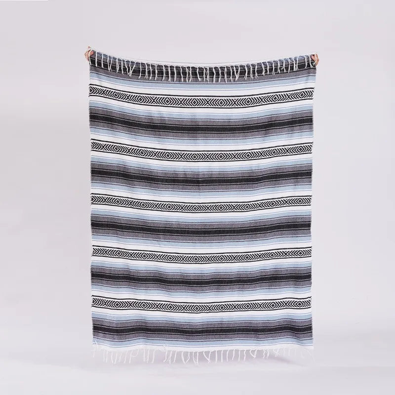 1PC Mexican Blanket Beach Hand Woven Sofa Bed Flag Table Flag Home Picnic Mat Home Textile Household Goods Travel Camping