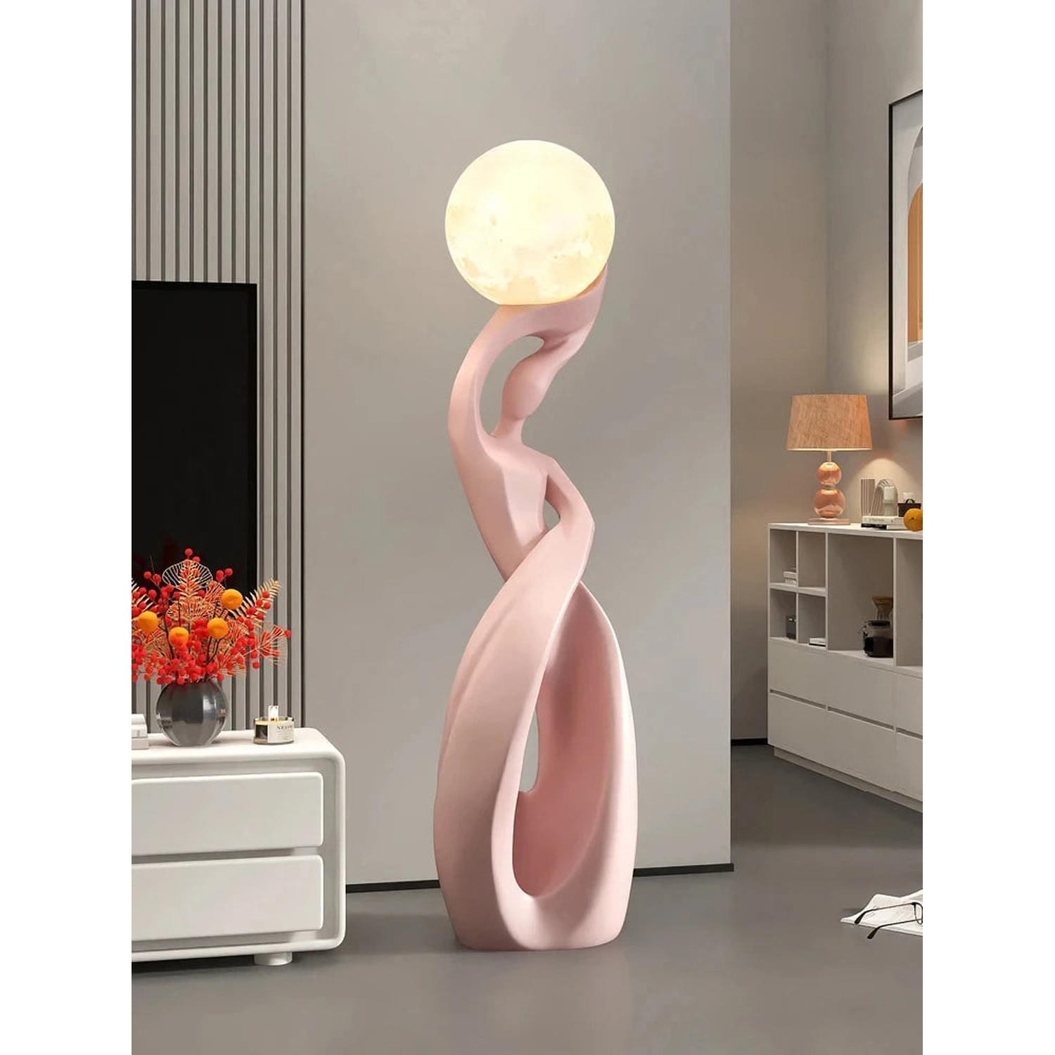 Light That Lives in the Room — Nordic Glow Resin Figurine with Ambient Light
