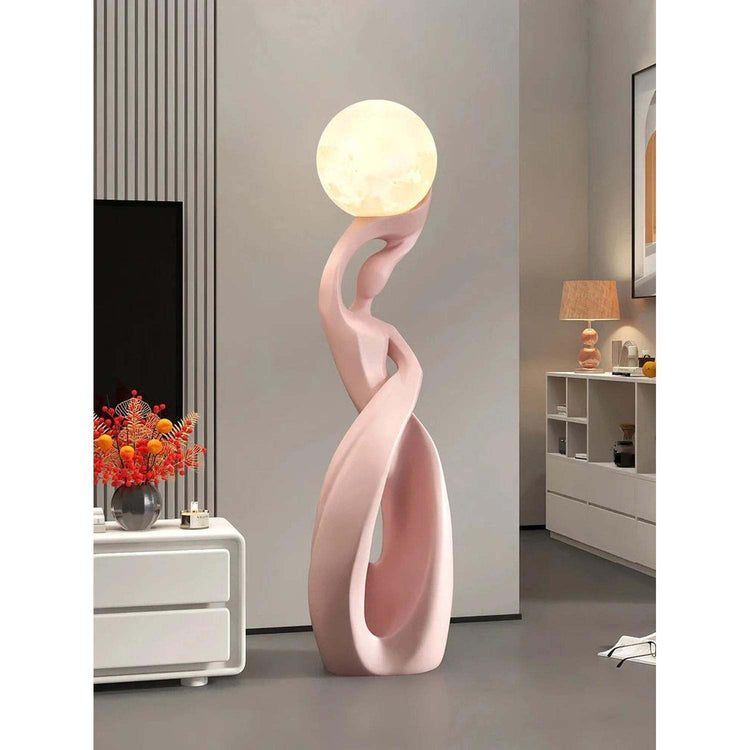 Light That Lives in the Room — Nordic Glow Resin Figurine with Ambient Light