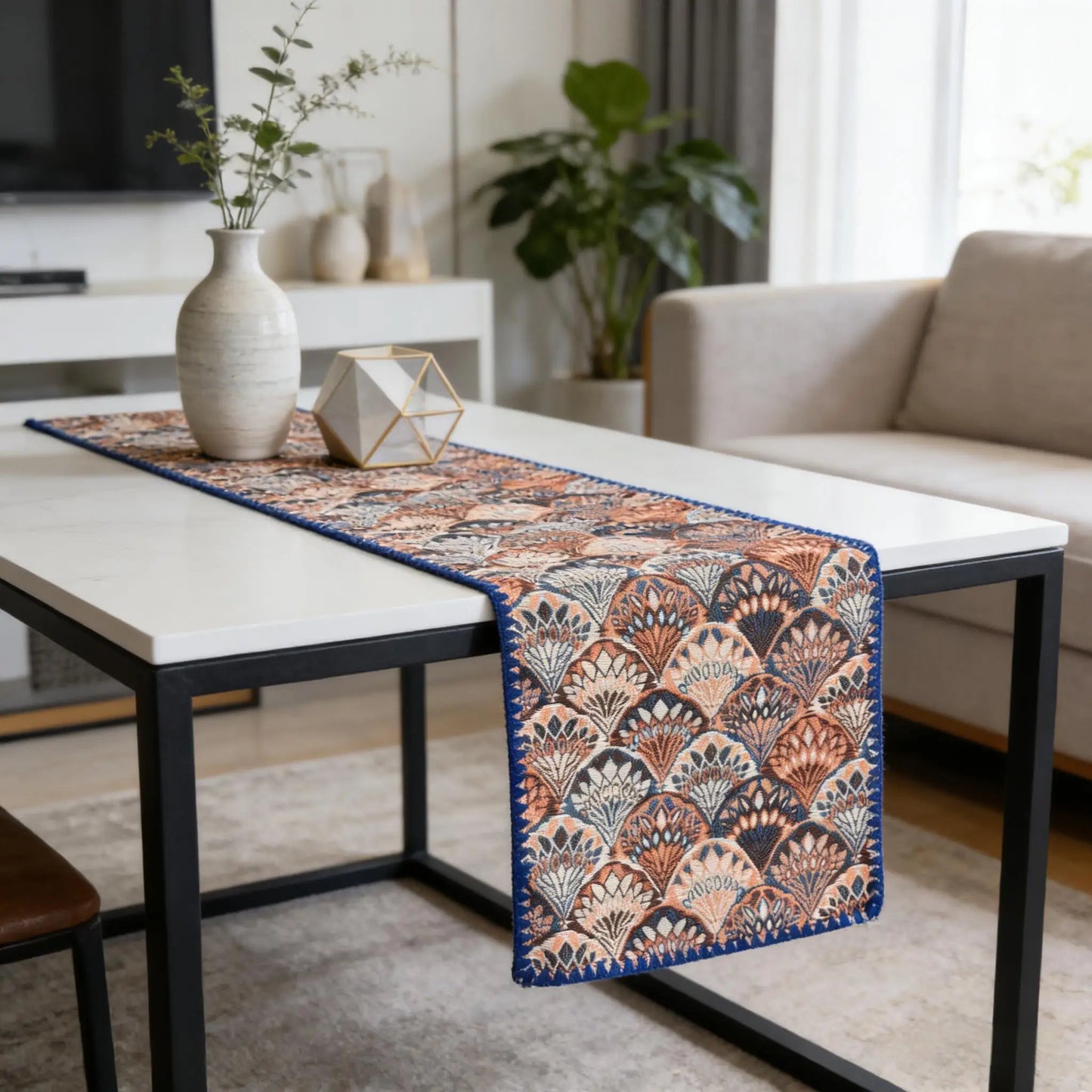 Nordic Cotton Linen Table Runner — Multiple Sizes & Patterns