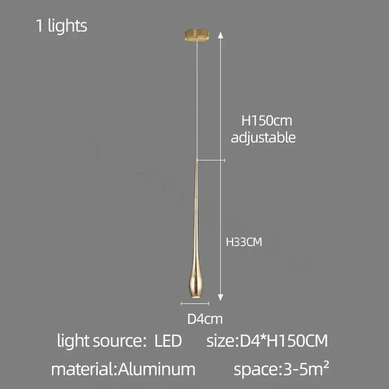 Golden Branch Staircase Chandelier — Multi-Light Pendant for Duplex &amp; Statement Spaces Jonine&