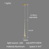 Golden Branch Staircase Chandelier — Multi-Light Pendant for Duplex & Statement Spaces Jonine&