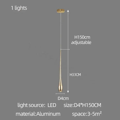 Golden Branch Staircase Chandelier — Multi-Light Pendant for Duplex &amp; Statement Spaces Jonine&