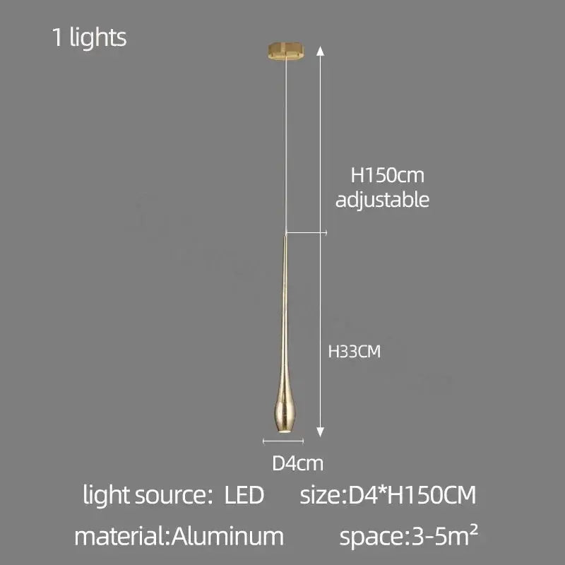 Golden Branch Staircase Chandelier — Multi-Light Pendant for Duplex &amp; Statement Spaces Jonine&