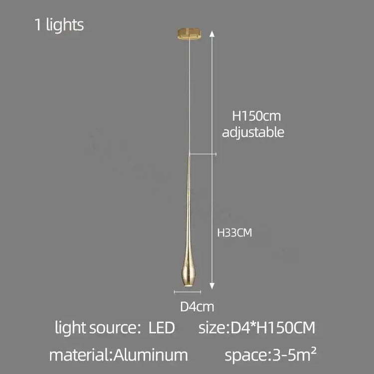 Golden Branch Staircase Chandelier — Multi-Light Pendant for Duplex & Statement Spaces Jonine&
