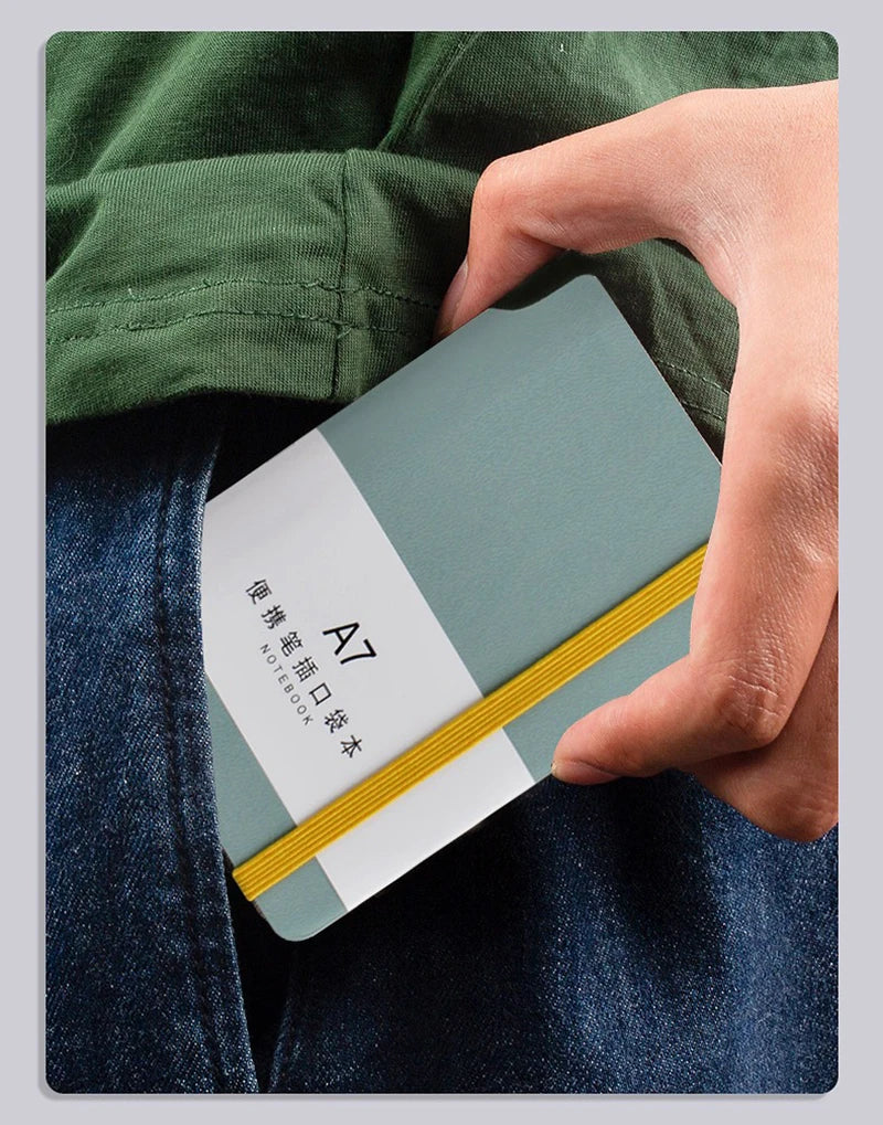 Pocket Notebook — A6/A7 PU Leather Planner &amp; Memo Journal
