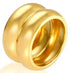 Crystal Zircon Stacking Ring — 18K Gold or Silver Plated, Stainless Steel