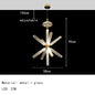 Nordic Luxury Art Glass Chandelier — High-End Pendant Lamp Home Décor