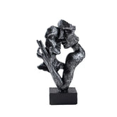Vilead Couple Statue Lover Sculptures Tabletop Shelf Decor Anniversary Wedding Gift Home Interior Contemporary Mantel Bookshelf
