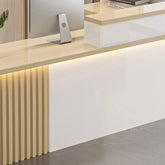 Nordic Luxury Reception Desk with LED Lighting Jonine’s Corner