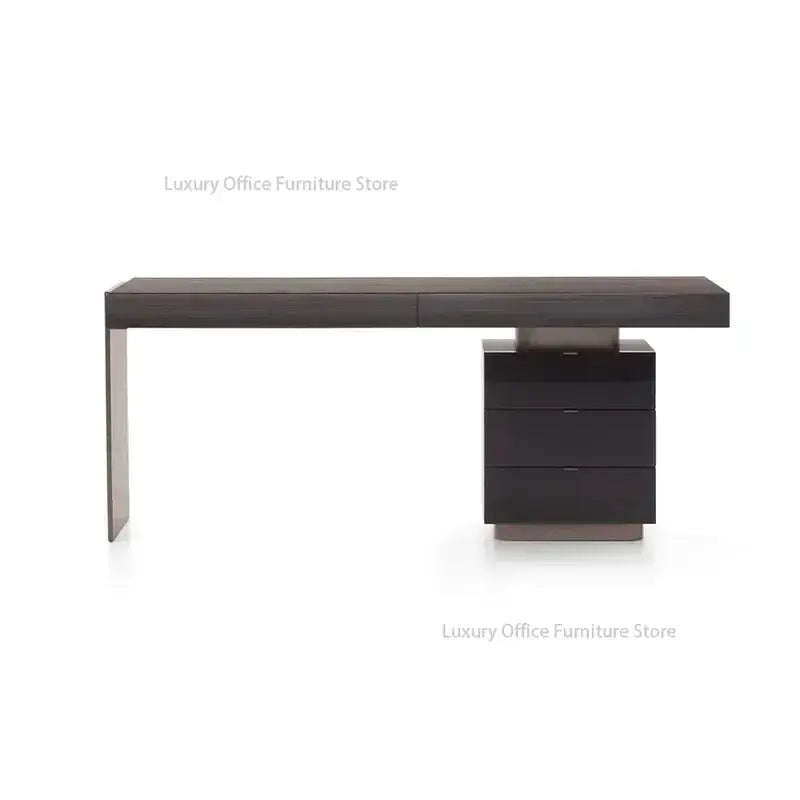 Italian Minimalism Office Desks Luxury Design Modern Study Office Desks Villa High-end Office Furniture Bureau De Chambre FYOD Jonine’s Corner