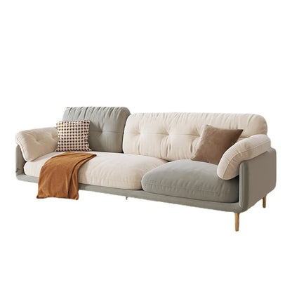 Cream Luxury Corner Sofa — Modern 3-Seat Living Room Sofa