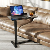 JHK Overbed Bedside Flip Lap Desk with Wheels and Tilt Top Adjustable Height Home Use Bed Table Mobile Standing Desk For Bedroom Jonine&