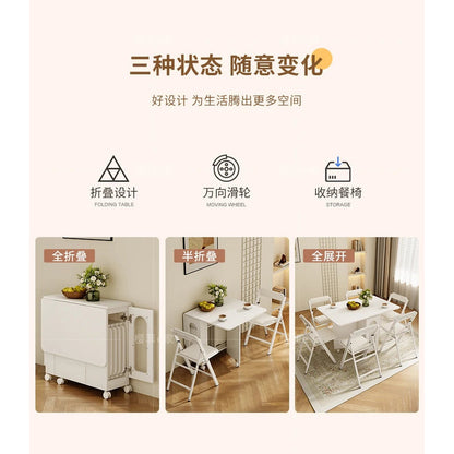 Nordic Minimalist Foldable Dining Table