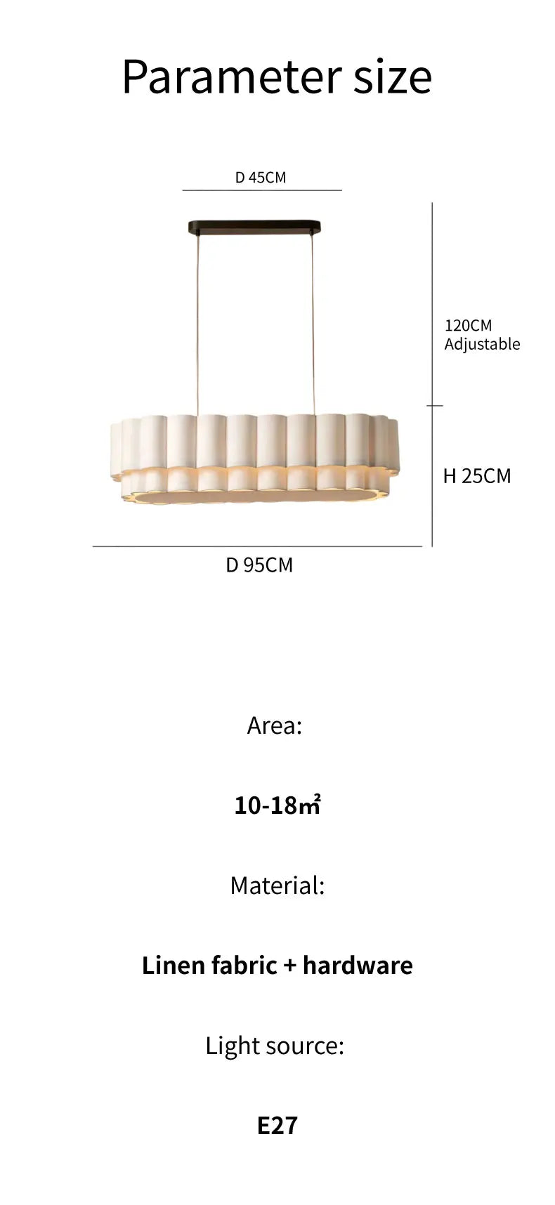 American Wabi Sabi Fabric Pendant Light Living Dining Room Loft Bar Droplight Lighting Home Decor Bedroom Hanging  Chandelier