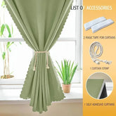 No-Drill Blackout Curtains — Self-Adhesive Bedroom Window Panels Jonine’s Corner