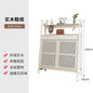 Vintage Luxury Wood Shoe Rack — Space-Saving Entryway Storage