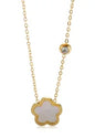 Stainless Steel Vintage Textured Delicate Necklace