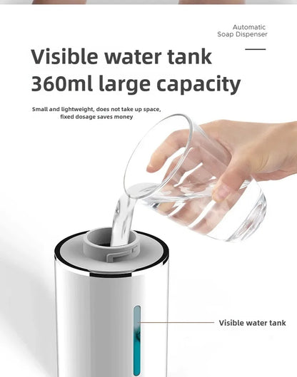 Touch-Free Clean — Automatic Sensing Foam Soap Dispenser, Wall Mounted
