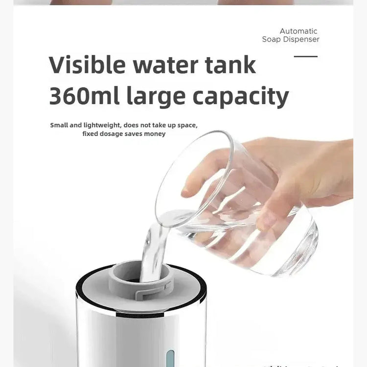 New Bathroom Automatic Sensing Soap Dispenser Type C Multiple Levels Contactless Electric Frother Charging Wall Mounted Vertical Jonine’s Corner