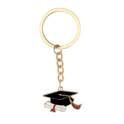 Graduation Cap Keychains — Set of 20