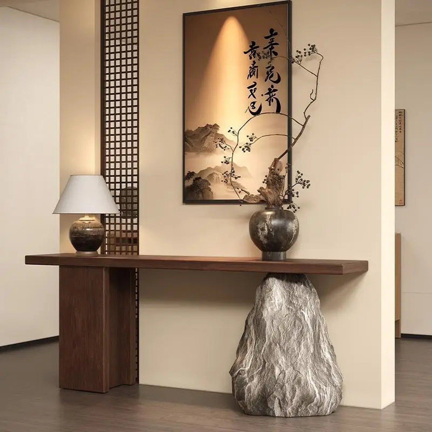 Luxury Minimalist Console Table — Custom Entryway &amp; Living Room