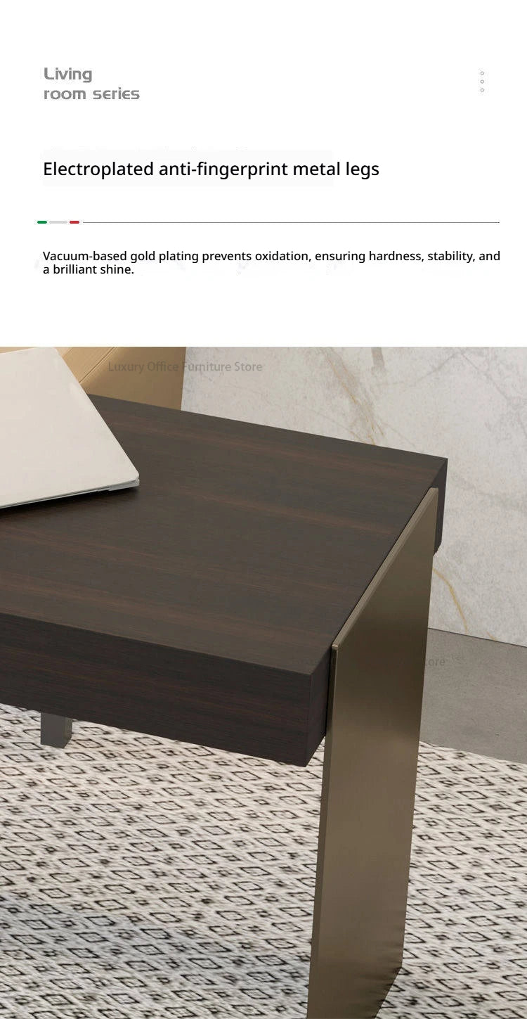 Italian Minimalist Luxury Study Desk