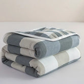 Cool Breathability Summer Quilt Multi-functional Cotton Gauze Fabric Towel Blanket Thin Breathable Duvet Skin-friendly Comforter