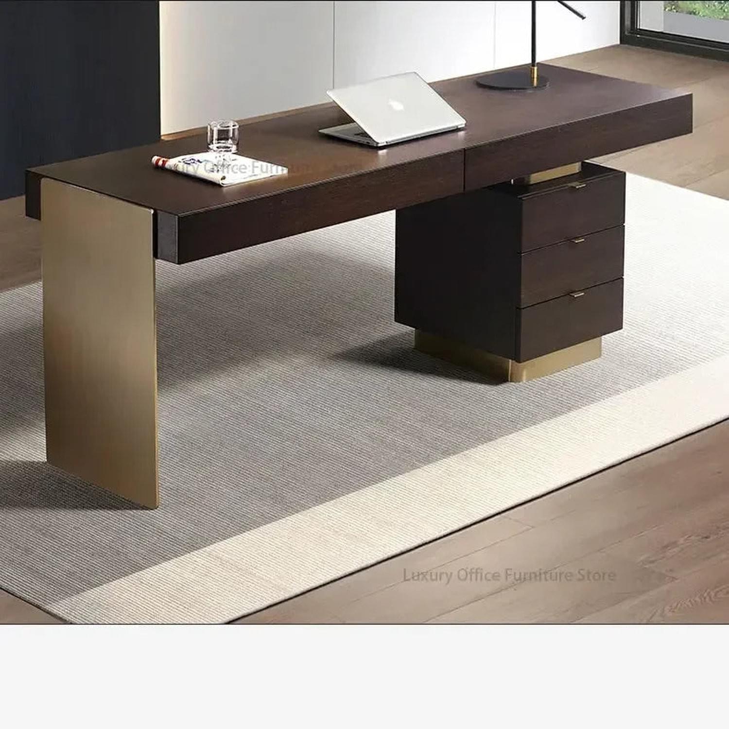 Italian Minimalist Luxury Study Desk