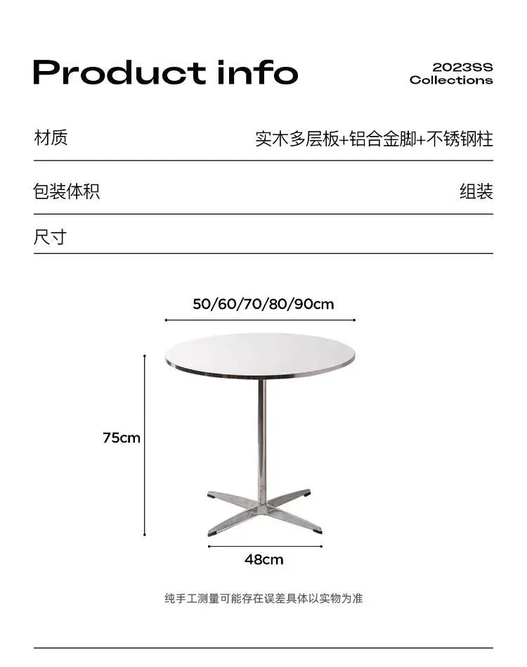 Sit in Style — Luxury Small Round Dining Table with Gold Metal Legs