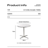 Round Restaurant Dining Table Wall Center Terrace Mini Corner Dining Table Space Saving Designer Mesas De Jantar Salon Furniture Jonine&