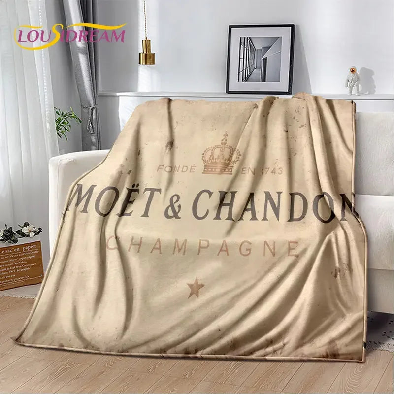 Printed Flannel Throw Blanket