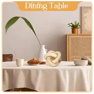 Hand-Carved Chain Link Wood Sculpture — Boho Shelf &amp; Table Accent Jonine’s Corner