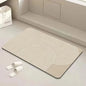 Spa-Grade Step — Non-Slip Diatomite Bath Mat with Rubber Padding