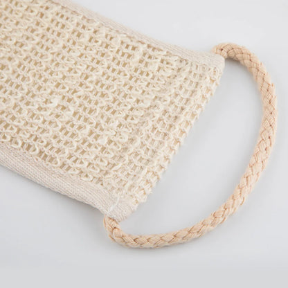 The Deep Clean — Sisal Back Scrubber Belt for Shower Exfoliation