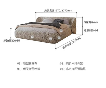 Queen Platform Bed Frame with Base — Modern Bedroom Essential