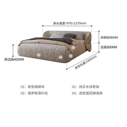 Queen Platform Bed Frame with Base — Modern Bedroom Essential