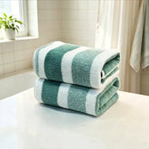 2-pack towels with strong water absorption, quick drying, no shedding, and durability - very suitable for home, beach, and face Jonine’s Corner
