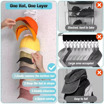 Wall-Mount Hat Rack