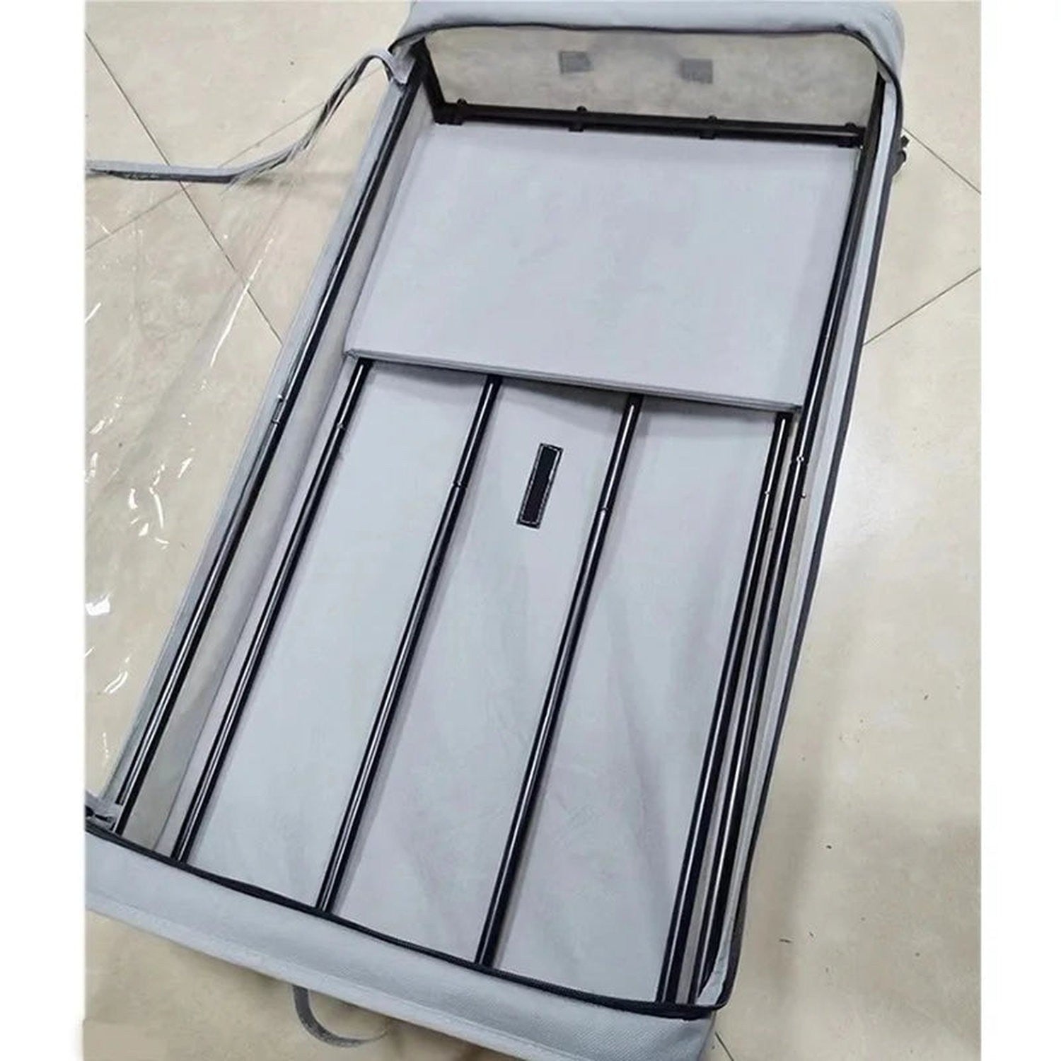 Under-Bed Rolling Storage Organizer with Wheels — Dust-Proof Drawer