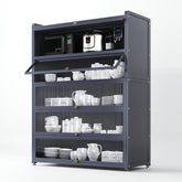Five Levels of Order — 5-Tier Steel Kitchen Storage Cart