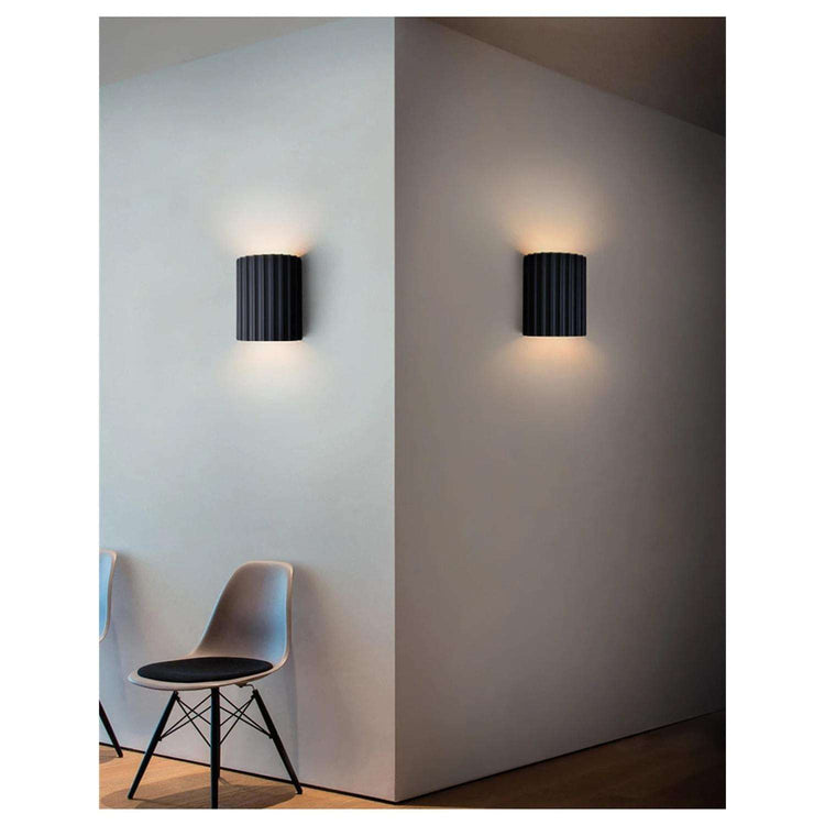 Nordic Macaroon Resin LED Wall Lamp — Sculptural Bedside Glow