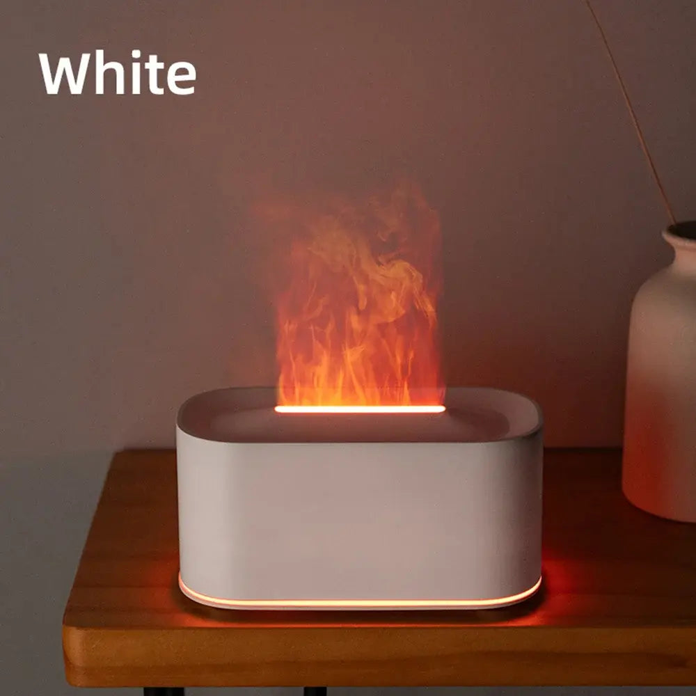 Flicker & Flow — Flame Effect Aromatherapy Diffuser & Humidifier