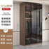 Glass light luxury corner cloakroom wardrobe Double clothes closet cabinets and wardrobes Cabinet dressing clothe home furniture Jonine&